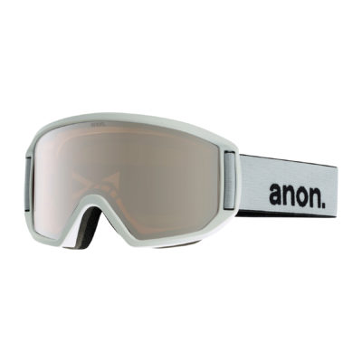 Men's Anon Goggles - Anon Relapse Goggles. White - Silver Amber